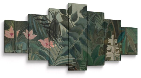 Obraz - Henri Rousseau, The Equatorial Jungle, reprodukce (210x100 cm)