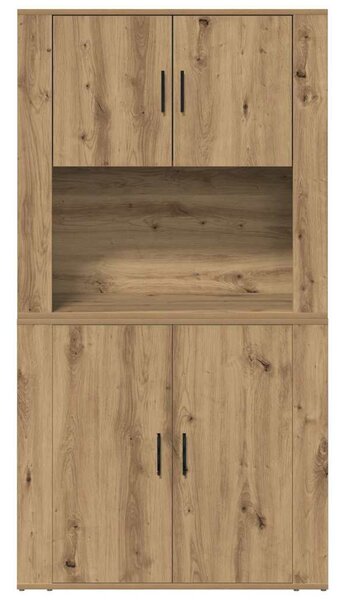 Vysoký bufet Artisanový dub 80 x 33 x 150 cm Kompozitní dřevo 3334337