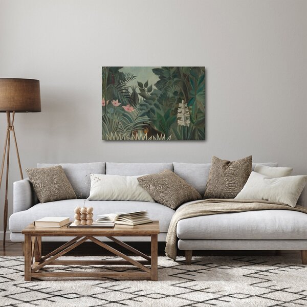 Obraz - Henri Rousseau, The Equatorial Jungle, reprodukce (70x50 cm)