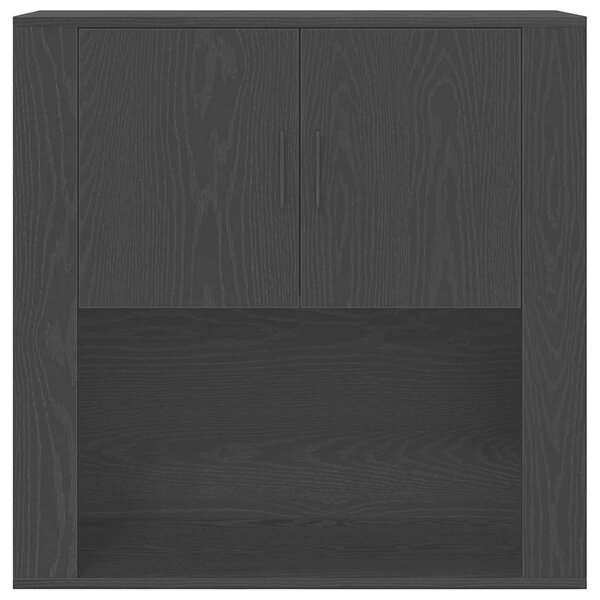 Vysoký bufet Černý dub 80 x 33 x 150 cm Kompozitní dřevo 3334338