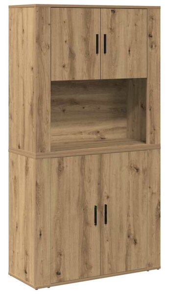 Vysoký bufet Artisanový dub 80 x 33 x 150 cm Kompozitní dřevo 3334337