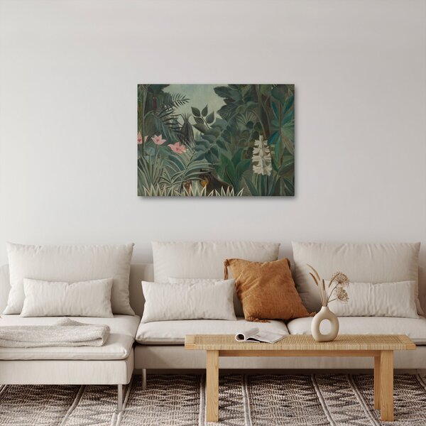 Obraz - Henri Rousseau, The Equatorial Jungle, reprodukce (70x50 cm)