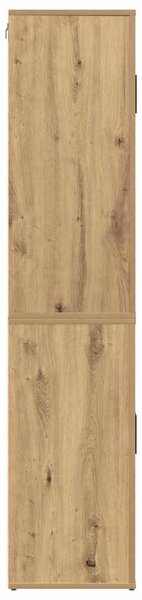 Vysoký bufet Artisanový dub 80 x 33 x 150 cm Kompozitní dřevo 3334337