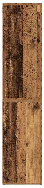 Vysoký bufet Staré dřevo 80 x 33 x 150 cm Kompozitní dřevo 3334336