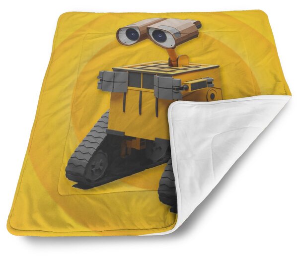 Sablio Deka pro miminko Wall-E robot Žlutý - 80x100 cm