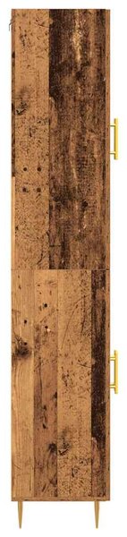 Vysoký bufet 2 ks Staré dřevo 69,5 x 34 x 180 cm 3334346