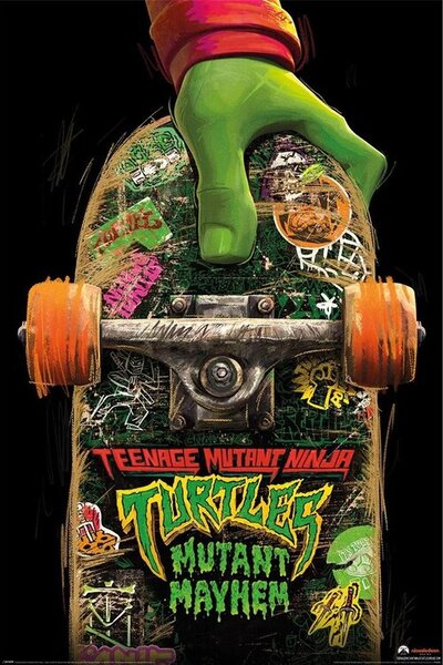 Plakát, Obraz - Teenage Mutant Ninja Turtles: Mutant Mayhem - Skate Board