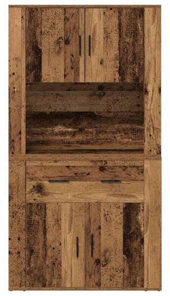 Highboard Staré dřevo 80 x 33 x 150 cm Kompozitní dřevo 3334340