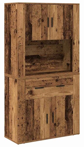 Highboard Staré dřevo 80 x 33 x 150 cm Kompozitní dřevo 3334340