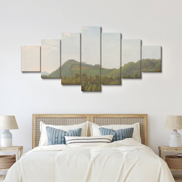 Obraz - Simon Denis, View Near Naples, reprodukce (210x100 cm)
