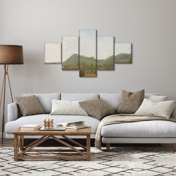 Obraz - Simon Denis, View Near Naples, reprodukce (125x70 cm)