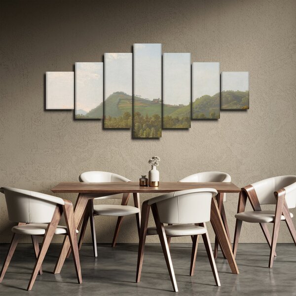 Obraz - Simon Denis, View Near Naples, reprodukce (210x100 cm)