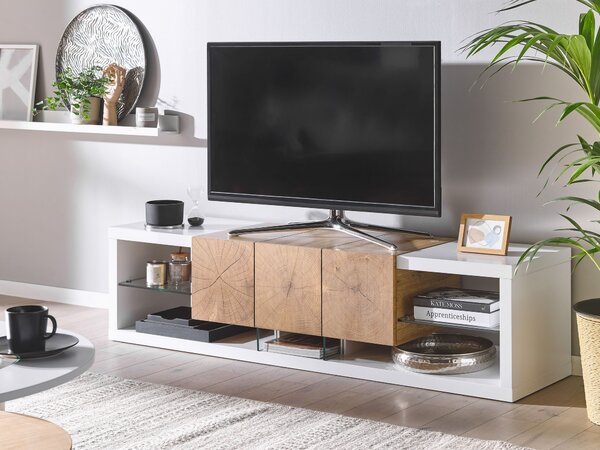 TV stolek FULERTON Bílá