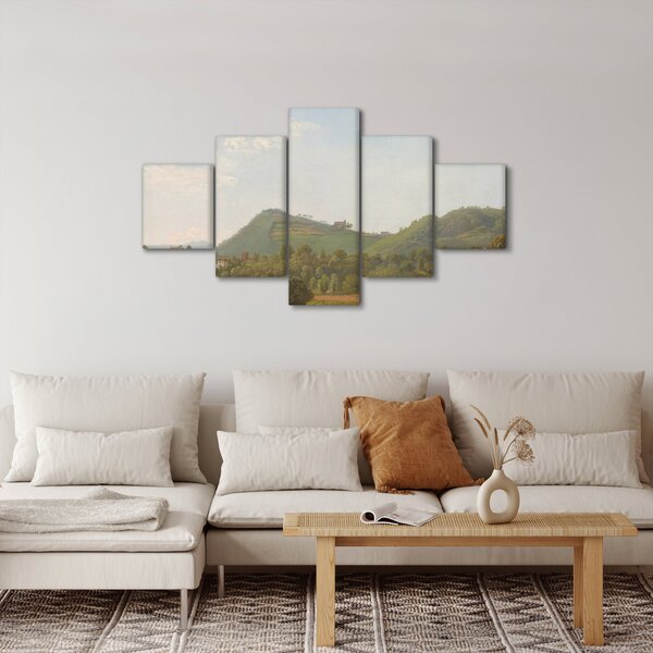 Obraz - Simon Denis, View Near Naples, reprodukce (125x70 cm)