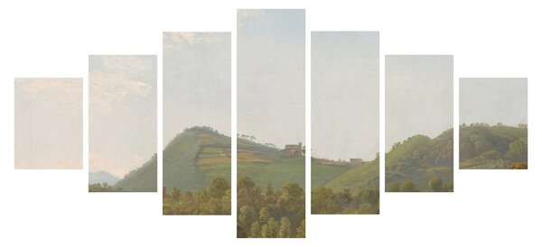 Obraz - Simon Denis, View Near Naples, reprodukce (210x100 cm)