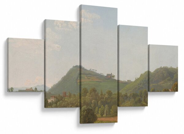 Obraz - Simon Denis, View Near Naples, reprodukce (125x70 cm)