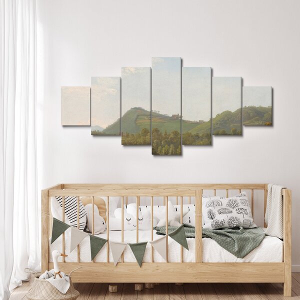 Obraz - Simon Denis, View Near Naples, reprodukce (210x100 cm)