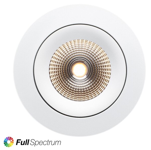SLC SLC1161 Vestavné LED svítidlo One360 Full Spectrum 8 W 220-240 V 3000 K stmívatelné Ra97 IP44 36° bílé - TLG