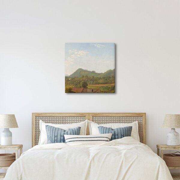 Obraz - Simon Denis, View Near Naples, reprodukce (30x30 cm)