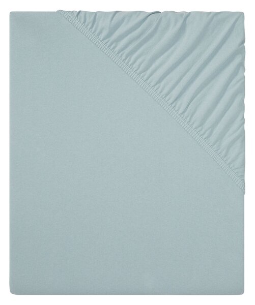 LIVARNO home Žerzejové napínací prostěradlo, 90-100 x 200 cm (modrá) (100345816004)