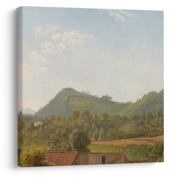 Obraz - Simon Denis, View Near Naples, reprodukce (30x30 cm)