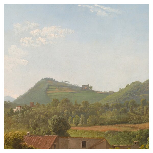 Obraz - Simon Denis, View Near Naples, reprodukce (30x30 cm)