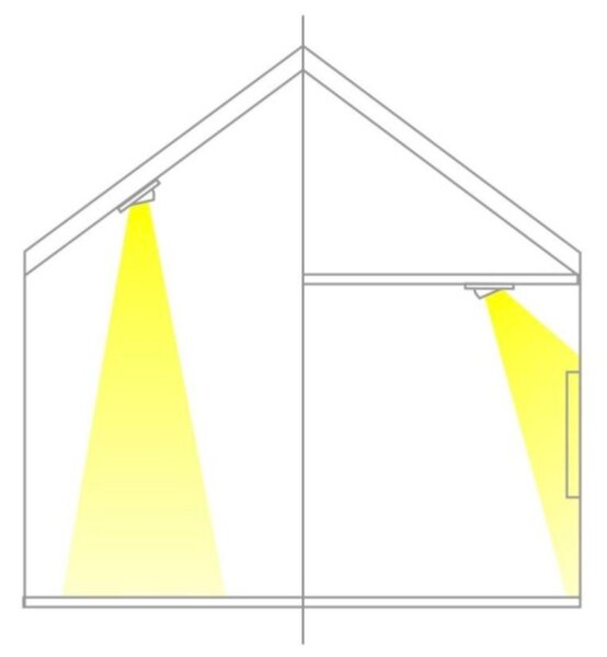 SLC SLC1161 Vestavné LED svítidlo One360 Full Spectrum 8 W 220-240 V 3000 K stmívatelné Ra97 IP44 36° bílé - TLG