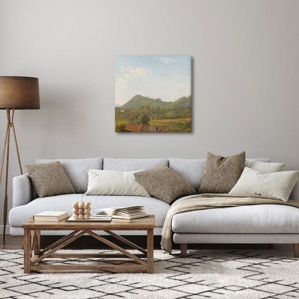 Obraz - Simon Denis, View Near Naples, reprodukce (30x30 cm)
