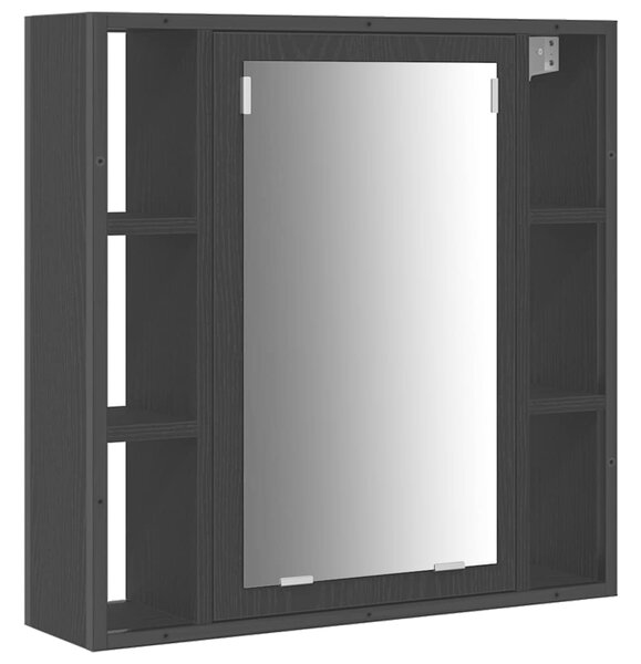 Koupelnové umyvadlové jednotky 3 ks Černá 80 x 30 x 60 cm 3334399