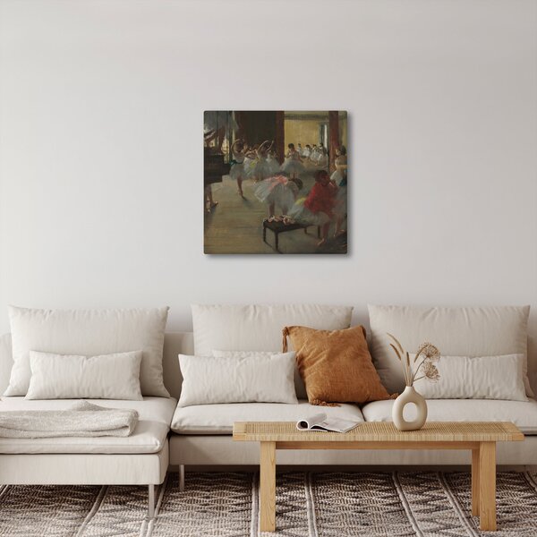 Obraz - Edgar Degas, The Dance Class, reprodukce (30x30 cm)