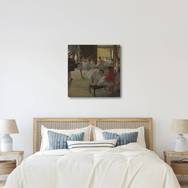 Obraz - Edgar Degas, The Dance Class, reprodukce (30x30 cm)