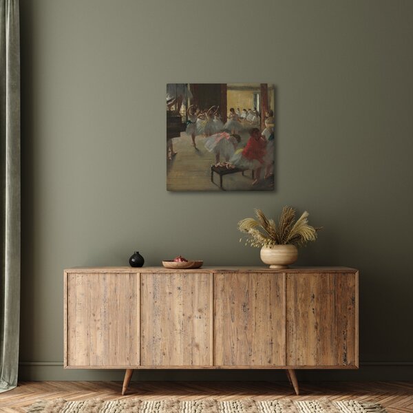 Obraz - Edgar Degas, The Dance Class, reprodukce (30x30 cm)