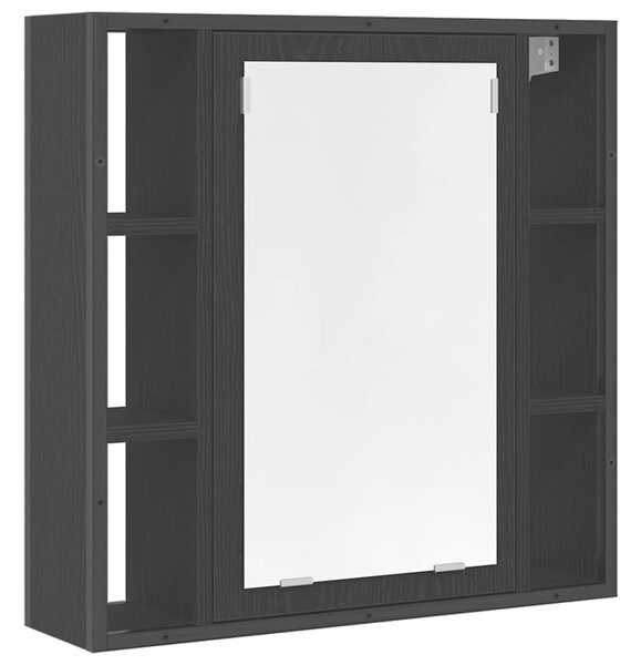 Sada koupelnového nábytku 4 ks Černý dub 33 x 33 x 185,5 cm 3334423