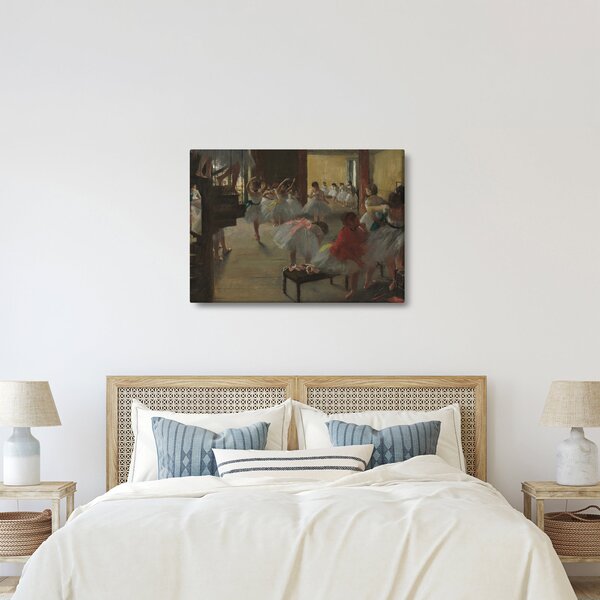Obraz - Edgar Degas, The Dance Class, reprodukce (70x50 cm)