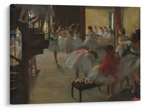 Obraz - Edgar Degas, The Dance Class, reprodukce (70x50 cm)