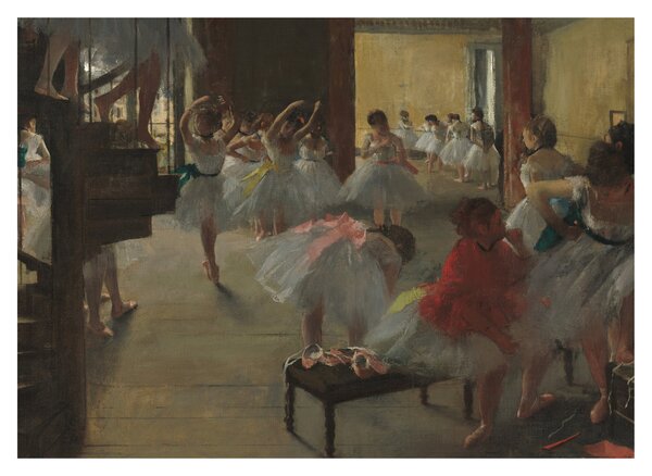 Obraz - Edgar Degas, The Dance Class, reprodukce (70x50 cm)
