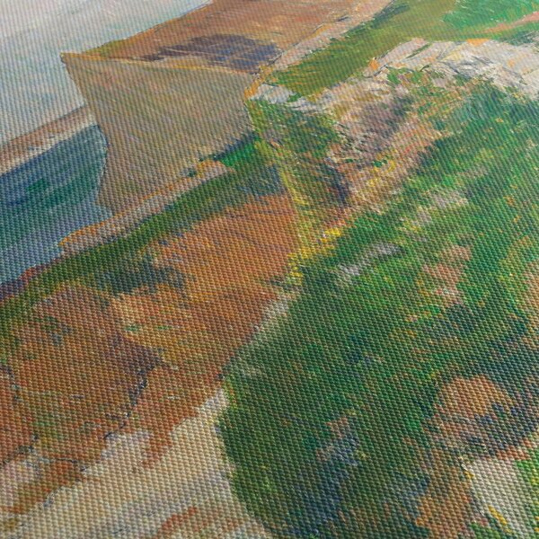 Obraz - Henri Moret, The Island of Raguenez, Brittany, reprodukce (125x70 cm)