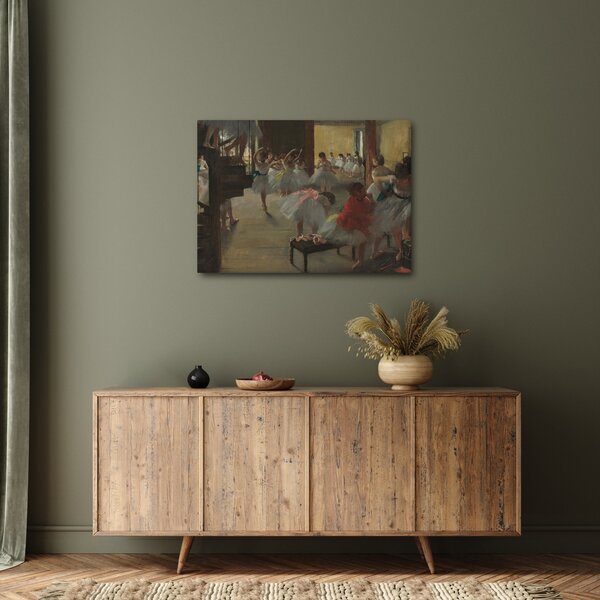 Obraz - Edgar Degas, The Dance Class, reprodukce (70x50 cm)