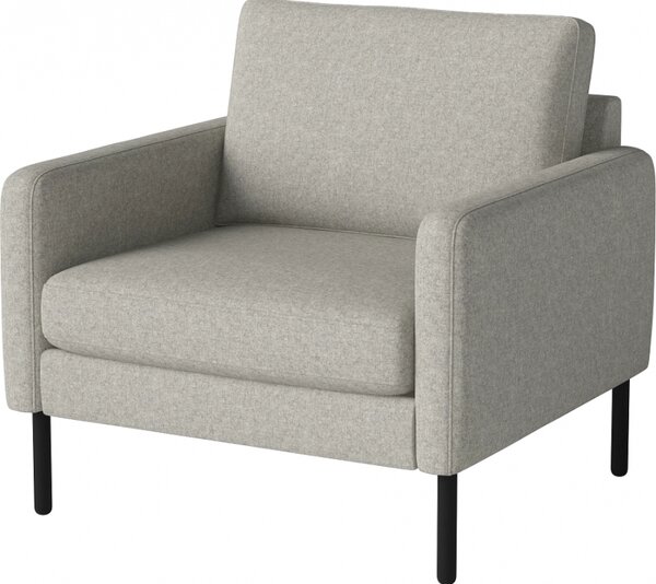 Scandinavia, Čalounění LONDON Multi Grey, Podnož 20 cm, olejovaný dub, Komfort Down.Měkčí, oblejší tvary. Studená pěna. Bolia