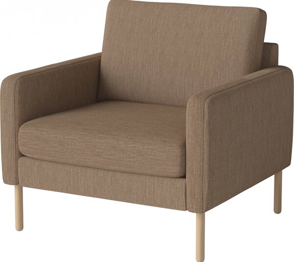Scandinavia, Čalounění LONDON Multi Grey, Podnož 20 cm, olejovaný dub, Komfort Down.Měkčí, oblejší tvary. Studená pěna. Bolia