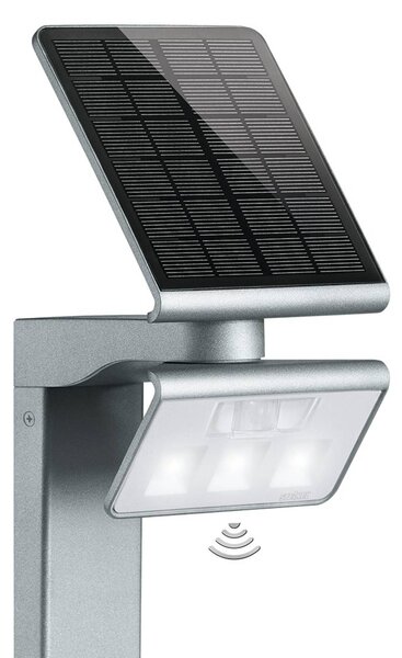 STEINEL XSolar Stand Solární světlo LED, stříbrné, Hliník / šedá / zinek, kov, Moderní