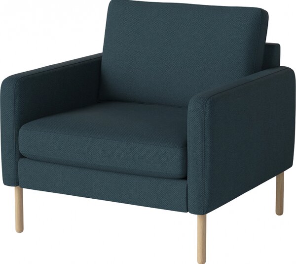 Scandinavia, Čalounění LONDON Multi Grey, Podnož 20 cm, olejovaný dub, Komfort Down.Měkčí, oblejší tvary. Studená pěna. Bolia