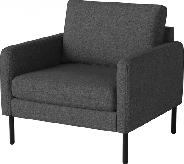 Scandinavia, Čalounění LONDON Multi Grey, Podnož 20 cm, olejovaný dub, Komfort Down.Měkčí, oblejší tvary. Studená pěna. Bolia