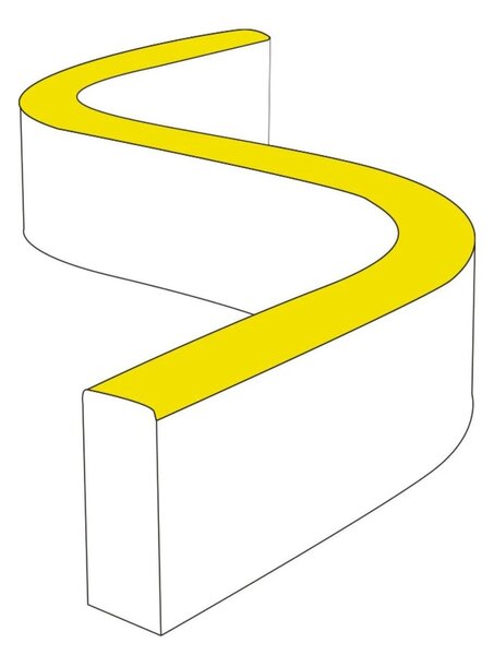 SLC SM17200 LED pásek Neon Flex 230V Side 1-50m 8W/m 250lm/m 2700K Ra80 stmívatelný IP65 1m - TLG