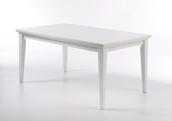 Vikio Jídelní stůl v bílé barvě z lamina F1090