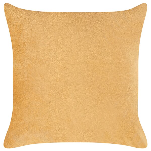Pravostranná lenoška GONESSE Umělý samet Oranžová