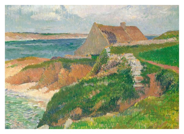 Obraz - Henri Moret, The Island of Raguenez, Brittany, reprodukce (70x50 cm)