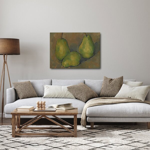 Obraz - Paul Cézanne, Three Pears, reprodukce (70x50 cm)