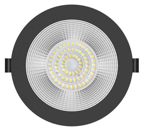 SLC SLC1527 Vestavné LED svítidlo Shift pr.160-170 mm černé 1900lm 3000/4000K Ra80 bez driveru IP54/IP40 UGR19 - TLG
