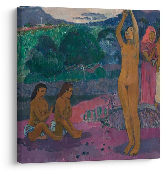 Obraz - Paul Gauguin, The Invocation, reprodukce (30x30 cm)